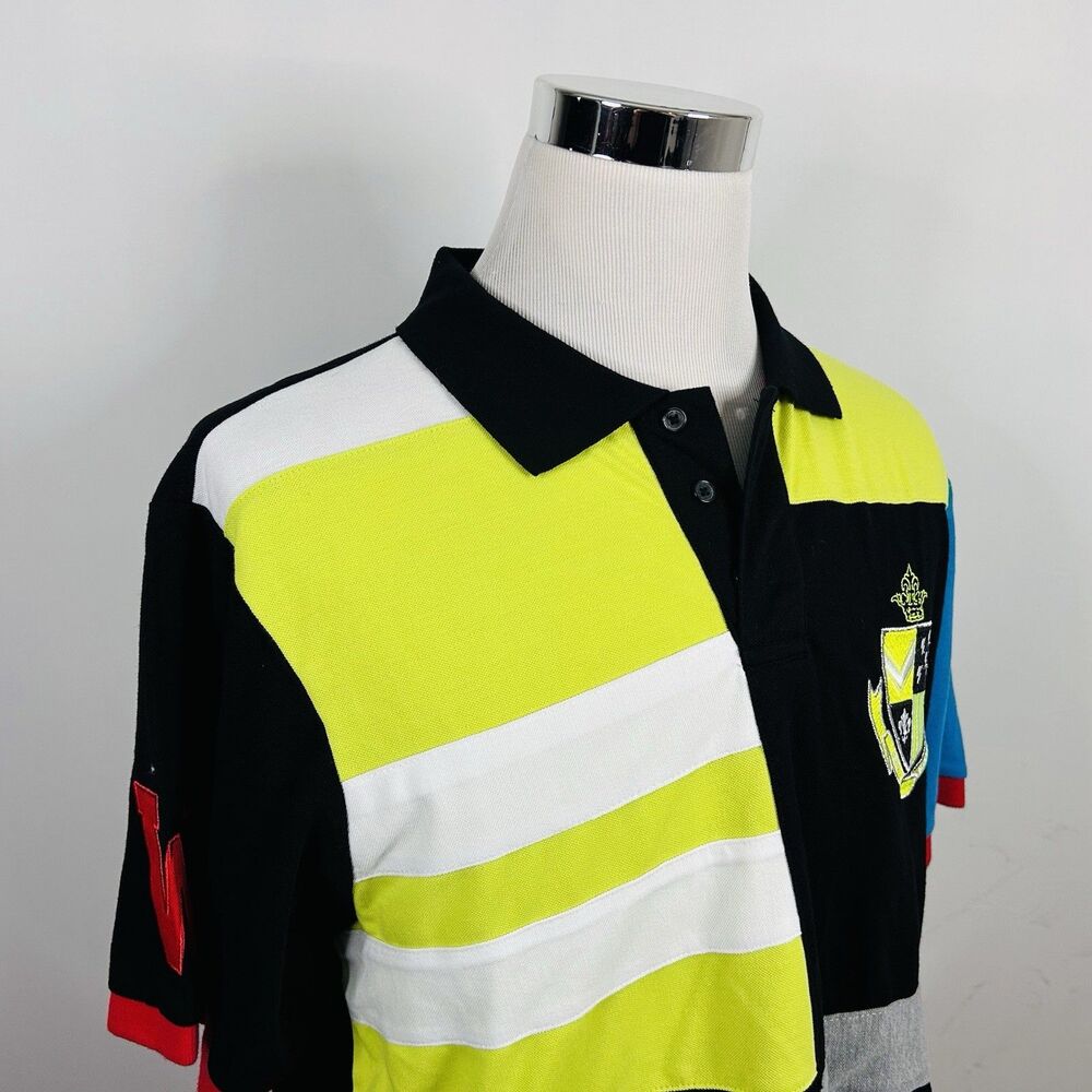 Winchester 2XL Arms Crest Patchwork Flag Polo Shirt Cotton Shooting Sports